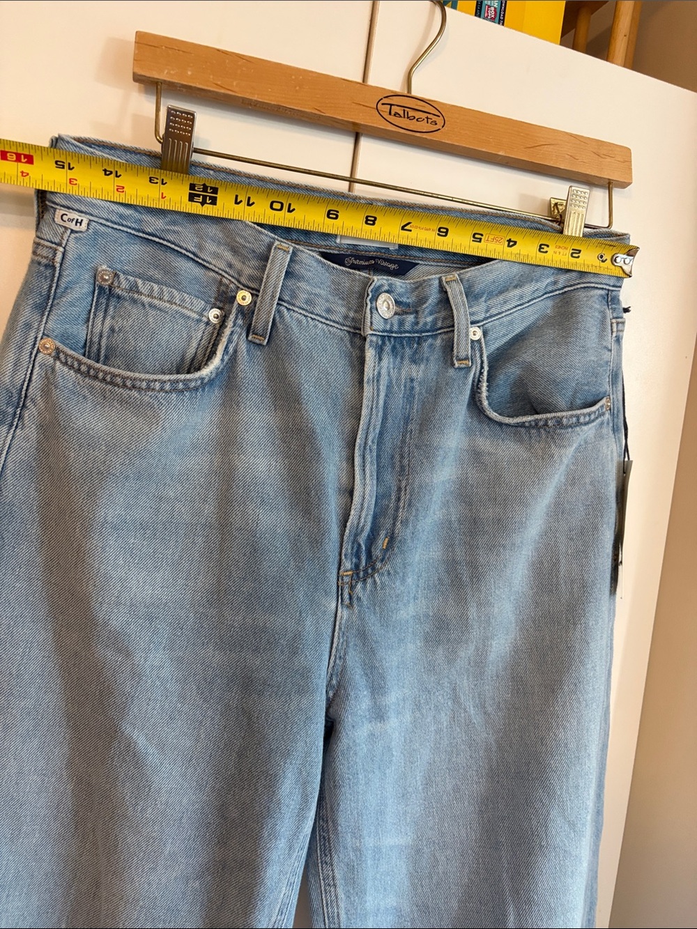 Anthropologie x Citizens of Humanity Miro High-Rise Tapered Crop Jeans 28 NWT - Picture 8 of 15